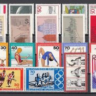 037) BRD 1975-1976 - 19 unbenutzte Briefmarken - Michel-Nr. siehe Beschreibung