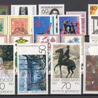 041) BRD 1978-1979 - 19 unbenutzte Briefmarken - Michel-Nr. siehe Beschreibung
