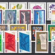 043) BRD 1979-1980 - 18 unbenutzte Briefmarken - Michel-Nr. siehe Beschreibung