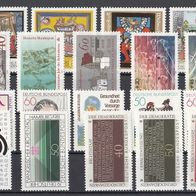 044) BRD 1979-1981 - 19 unbenutzte Briefmarken - Michel-Nr. siehe Beschreibung