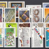045) BRD 1980-1982 - 19 unbenutzte Briefmarken - Michel-Nr. siehe Beschreibung