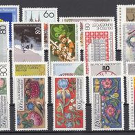 049) BRD 1984-1985 - 19 unbenutzte Briefmarken - Michel-Nr. siehe Beschreibung
