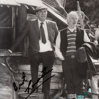 Burt Lancaster (1913-1994) + Fulton Mackay (1922-1987) - altes, orig. sign. Grossfoto