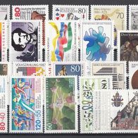 051) BRD 1985-1987 - 20 unbenutzte Briefmarken - Michel-Nr. siehe Beschreibung