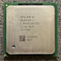 Intel Celeron D 335 - 2,8 GHz, 533 MHz, 256 KB, Sockel 478, SL7NW