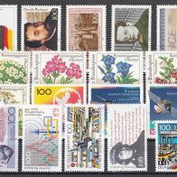 059) BRD 1990-1991 - 18 unbenutzte Briefmarken - Michel-Nr. siehe Beschreibung