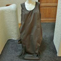 Kleid mit Häkeleinsatz, Gr. 48, #khaki, #hochwertig, #leicht