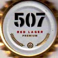 Panama 507 Red Lager Premium Bier Brauerei Kronkorken 2014 neu in unbenutzt