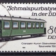 DDR 1984 Schmalspurbahnen (IV) W Zd 578 Vollstempel