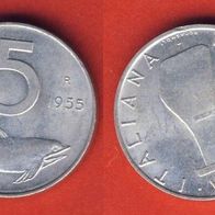 Italien 5 Lire 1955 (2)
