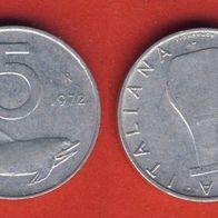 Italien 5 Lire 1972