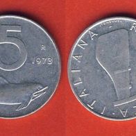 Italien 5 Lire 1973