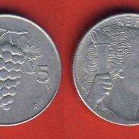 Italien 5 Lire 1950 (2)