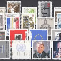 070) BRD 1994-1995 - 18 unbenutzte Briefmarken - Michel-Nr. siehe Beschreibung