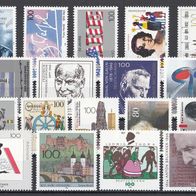 071) BRD 1995-1996 - 18 unbenutzte Briefmarken - Michel-Nr. siehe Beschreibung