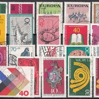 089) BRD 1971-1973 - 20 benutzte Briefmarken used - Michel-Nr. siehe Beschreibung