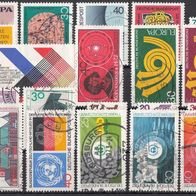 090) BRD 1972-1974 - 20 benutzte Briefmarken used - Michel-Nr. siehe Beschreibung