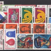 091) BRD 1972-1974 - 19 benutzte Briefmarken used - Michel-Nr. siehe Beschreibung