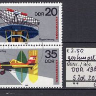 DDR 1980 25 Jahre Interflug S Zd 202 gestempelt