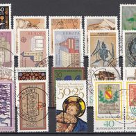 098) BRD 1977-1979 - 20 benutzte Briefmarken used - Michel-Nr. siehe Beschreibung