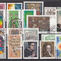 100) BRD 1979-1980 - 20 benutzte Briefmarken used - Michel-Nr. siehe Beschreibung