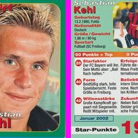 Bravo Sport 2002 Sammelkarte Sebastian Kehl SC Freiburg