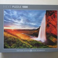 Puzzle 1000 Teile Seljalandsfoss Waterfall von Heye Edition Humboldt