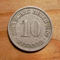 10 Pfennig 1907 A