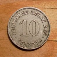 10 Pfennig 1907 E