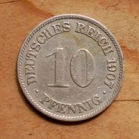 10 Pfennig 1907 F