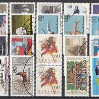 108) BRD 1982-1983 - 20 benutzte Briefmarken used - Michel-Nr. siehe Beschreibung