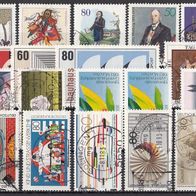 109) BRD 1982-1983 - 19 benutzte Briefmarken used - Michel-Nr. siehe Beschreibung