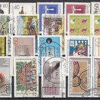 111) BRD 1983-1984 - 20 benutzte Briefmarken used - Michel-Nr. siehe Beschreibung