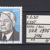 DDR 1975 Persönlichkeiten der deutschen Arbeiterbewegung (IV) MiNr. 2106 ESST Berlin