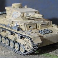 Maßstab 1:35 Tamiya Panzer IV D Afrika gebaut und gealtert