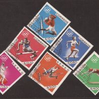 Ecuador olymp. Sommerspiele 1968 in Mexiko Mi.-Nr. 1325-1330 gest. (656)