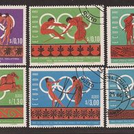 Ecuador olymp. Sommerspiele 1968 in Mexiko Mi.-Nr. 1262-1267 gest. (654)