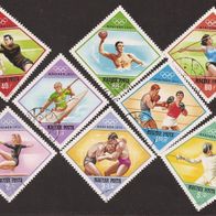 Ungarn - olymp. Sommerspiele 1972 in München Mi.-Nr. 2773-2780 gest. (675)