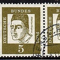 K666 BRD Bundesrepublik Mi. Nr.347 ya - waager. Paar - Albertus Magnus o