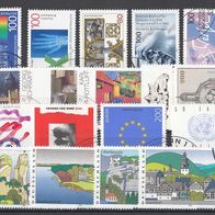 136) BRD 1994-1995 - 17 benutzte Briefmarken used - Michel-Nr. siehe Beschreibung