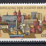 DDR 1978 Briefmarkenausstellung der Jugend, Cottbus W Zd 372 Vollstempel Senftenberg