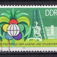 DDR 1978 Weltfestspiele der Jugend und Studenten, Havanna W Zd 381 Vollstempel
