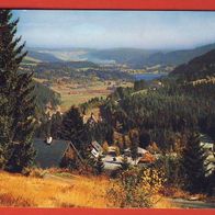 Blick vom Feldberg - Bärental zum Titisee nicht gel. (972)