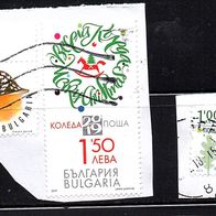 K696 Bulgarien Mi. Nr. 5130 + 5132 + 5457 auf Papier - aus Jahrgang 2014 + 2019 o