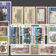 06) DDR 1979-1982 - 16 + 2 unbenutzte Briefmarken - Michel-Nr. siehe Beschreibung