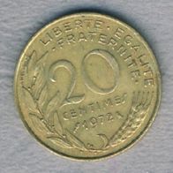 Frankreich 20 Centimes 1972