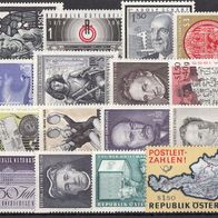 02) Österreich 1964-1966 - 16 unbenutzte Briefmarken - Michel-Nr. siehe Beschreibung