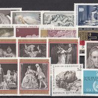 05) Österreich 1967-1971 - 16 unbenutzte Briefmarken - Michel-Nr. siehe Beschreibung