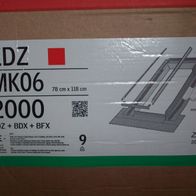 2x Velux Eindeckrahmen EDZ MK06 2000, 78 x 118cm², EDZ + BDX + BFX