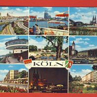 Köln 9 Ansichten gel.1970 (1038)